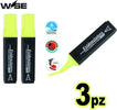 Set-3-Pezzi-Evidenziatore-Giallo-Penna-Penne-Fluo-Evidenziatori-Scuola-Ufficio