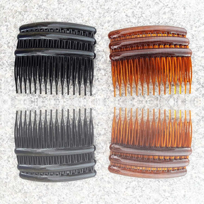 Set 3 Pezzi Fermaglio Pettine Fermacoda 8x4 Cm Ferma Coda Ferma Capelli Comb Fermacapelli Trade Shop italia - Napoli, Commerciovirtuoso.it