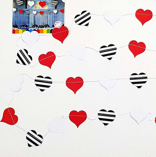 Set 3 Pezzi Festoni Carta Cuori Rosso Bianco Strisce 3 Metri Cuore Feste Casa, arredamento e bricolage > Prodotti per Feste > Festoni e Palloncini Trade Shop italia - Napoli, Commerciovirtuoso.it