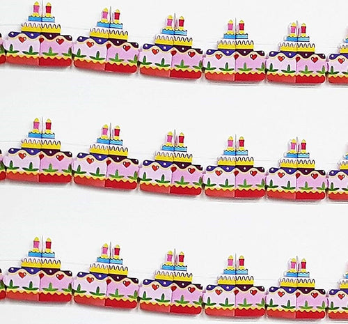 Set 3 Pezzi Festoni Carta Torta Candeline 3m Torte Cake Bandierine Festone Feste Casa, arredamento e bricolage > Prodotti per Feste > Festoni e Palloncini Trade Shop italia - Napoli, Commerciovirtuoso.it