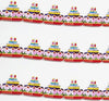 Set-3-Pezzi-Festoni-Carta-Torta-Candeline-3m-Torte-Cake-Bandierine-Festone-Feste