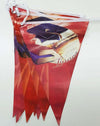 Set-3-Pezzi-Festoni-Laurea-Rosso-12-Bandierine-Dottore-Addobbi-Feste-Festone