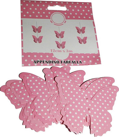 Set 3 Pezzi Festoni Rosa Pois 6 Farfalle Farfalla 12cmx3m Compleanni Matrimonio Casa, arredamento e bricolage > Prodotti per Feste > Festoni e Palloncini Trade Shop italia - Napoli, Commerciovirtuoso.it
