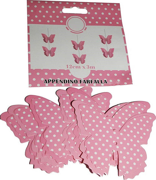 Set 3 Pezzi Festoni Rosa Pois 6 Farfalle Farfalla 12cmx3m Compleanni Matrimonio Casa, arredamento e bricolage > Prodotti per Feste > Festoni e Palloncini Trade Shop italia - Napoli, Commerciovirtuoso.it
