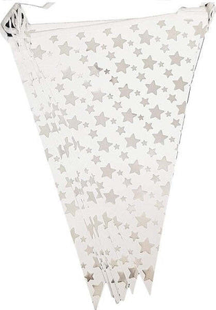 Set 3 Pezzi Festoni Stelle Argento Per Feste 16 Bandierine 4.8m Ciascuno Casa e cucina/Hobby creativi/Materiali per hobby creativi/Forniture per feste/Articoli per feste e compleanni per bambini/Decorazioni/Ghirlande festoni e coriandoli/Ghirlande Trade Shop italia - Napoli, Commerciovirtuoso.it