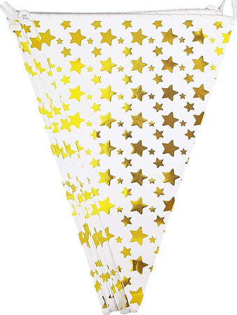 Set 3 Pezzi Festoni Stelle Oro Feste Party 16 Bandierine 4.8m Ciascuno Casa, arredamento e bricolage > Prodotti per Feste Trade Shop italia - Napoli, Commerciovirtuoso.it