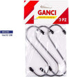 Set 3 Pezzi Ganci Gancio A S Appendini Multiuso Acciaio Con Gommino 14x10cm Casa, arredamento e bricolage > Bricolage e fai da te > Minuteria Trade Shop italia - Napoli, Commerciovirtuoso.it