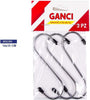 Set 3 Pezzi Ganci Gancio A S Appendini Multiuso Acciaio Con Gommino 14x10cm Casa, arredamento e bricolage > Bricolage e fai da te > Minuteria Trade Shop italia - Napoli, Commerciovirtuoso.it