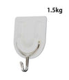 Set 3 Pezzi Gancio Attaccapanni Adesivo Parete Legno Porte Fashion Hook 59669