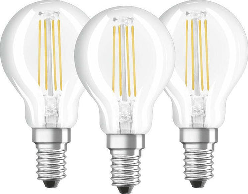 SET 3 PEZZI LAMPADINE LED GLOBO BASSO CONSUMO 4W E14 4000K LUCE NATURALE OSRAM Illuminazione/Lampadine/Lampadine a LED Trade Shop italia - Napoli, Commerciovirtuoso.it