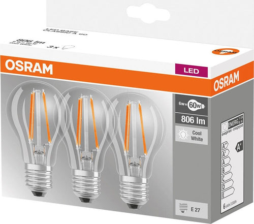 SET 3 PEZZI LAMPADINE LED GLOBO BASSO CONSUMO 6W E27 4000K LUCE NATURALE OSRAM Illuminazione/Lampadine/Lampadine a LED Trade Shop italia - Napoli, Commerciovirtuoso.it