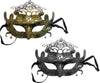 Set 3 Pezzi Maschera Mascherina Veneziana Oro Argento Principessa Regina Moda/Abbigliamento specifico/Costumi e accessori/Accessori/Adulti/Maschere Trade Shop italia - Napoli, Commerciovirtuoso.it