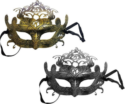 Set 3 Pezzi Maschera Mascherina Veneziana Oro Argento Principessa Regina Moda/Abbigliamento specifico/Costumi e accessori/Accessori/Adulti/Maschere Trade Shop italia - Napoli, Commerciovirtuoso.it