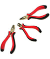 Set 3 Pezzi Mini Pinze Pinzette Di Precisione 125 Mm Per Elettronica Bricolage