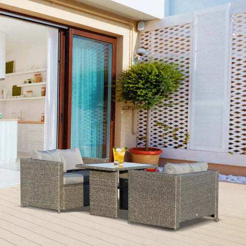 Set-3-Pezzi-Mobili-da-Giardino-con-2-Divani-con-Cuscini-e-1-Tavolo-in-Rattan-PE,-Salotto-da-Esterno-Grigio-Nero--863-075
