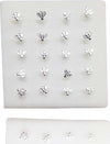 Set-3-Pezzi-Piercing-Orecchini-Naso-2.5-Mm-Ape-Apina-Argento-925-Sterling