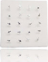 Set 3 Pezzi Piercing Orecchini Naso 2.5 Mm Croce Crocifisso Argento 925 Sterling Moda/Bijoux a piccoli prezzi/Gioielli per il corpo/Piercing/Piercing a bottone Trade Shop italia - Napoli, Commerciovirtuoso.it