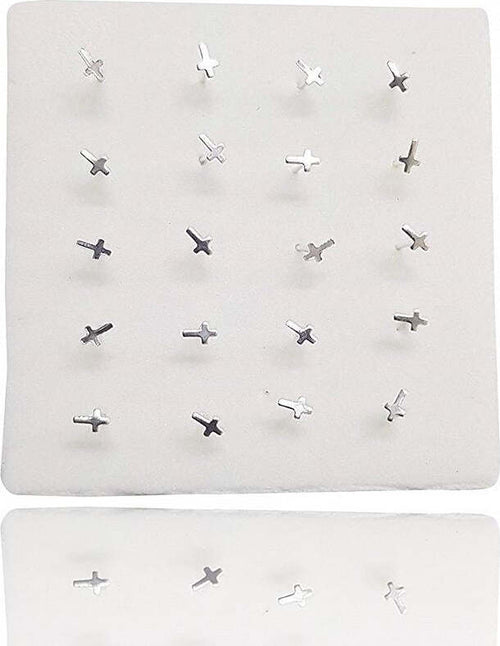 Set 3 Pezzi Piercing Orecchini Naso 2.5 Mm Croce Crocifisso Argento 925 Sterling Moda/Bijoux a piccoli prezzi/Gioielli per il corpo/Piercing/Piercing a bottone Trade Shop italia - Napoli, Commerciovirtuoso.it