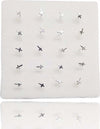 Set-3-Pezzi-Piercing-Orecchini-Naso-2.5-Mm-Croce-Crocifisso-Argento-925-Sterling