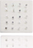 Set 3 Pezzi Piercing Orecchini Naso 2.5 Mm Rosa Rosellina Argento 925 Sterling Moda/Bijoux a piccoli prezzi/Gioielli per il corpo/Piercing/Piercing a bottone Trade Shop italia - Napoli, Commerciovirtuoso.it