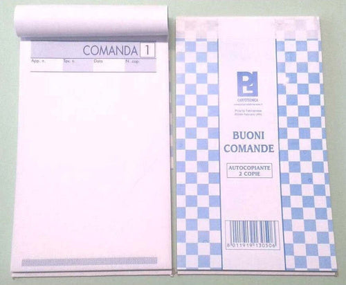 Set 3 Pezzi Ricevute Buono Di Comanda 10x17 Con Copia 25 Fogli Autoricalcanti Casa, arredamento e bricolage > Prodotti per Ufficio Trade Shop italia - Napoli, Commerciovirtuoso.it