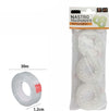Set 3 Pezzi Rotolo Nastro Adesivo Trasparente Piccolo 1,2 Cm X 30 Metri 69808 Casa, arredamento e bricolage > Bricolage e fai da te > Nastri Trade Shop italia - Napoli, Commerciovirtuoso.it