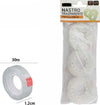 Set-3-Pezzi-Rotolo-Nastro-Adesivo-Trasparente-Piccolo-1,2-Cm-X-30-Metri-69808