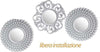 Set 3 Pezzi Specchi Da Parete Decorativi Tondi Specchio 25 Cm In Plastica 813016 Casa e cucina/Decorazioni per interni/Specchi/Specchi da parete Trade Shop italia - Napoli, Commerciovirtuoso.it