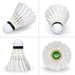 Set-3-Pezzi-Volano-Lento-Volani-Palline-Per-Gioco-Badminton-Colore-Bianco