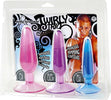 Set 3 Plug Anali Varie Dimensioni con Scanalature Twirly Trio - Plug – Set Set Di 3 Plug In Jelly Con Scanalature Stimolanti E Basamento A Ventosa Salute e cura della persona/Erotismo e contraccezione/Sex toys/Sex toys anali/Plug anali Kondorama - Martinsicuro, Commerciovirtuoso.it