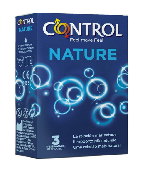 Set 3 Preservativi Control Nature Profilattici Condom Adapta Anatomici Classici