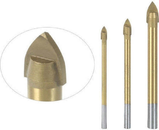 SET 3 PUNTE AD ALETTE PER VETRO E CERAMICA IN TITANIO PER TRAPANO RIBITECH Fai da te/Utensili elettrici e a mano/Accessori per utensili elettrici/Set punte per trapani Trade Shop italia - Napoli, Commerciovirtuoso.it