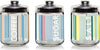 Set-3-Pz-Barattoli-Contenitori-Da-Cucina-In-Vetro-Textilene-Sale-Caffè-Zucchero