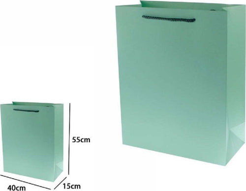Set 3 Pz Buste Borsa Regalo Sacchetti 55x40x15 Cm 69910 Verde Con Manico Cordino Casa, arredamento e bricolage > Prodotti per Feste Trade Shop italia - Napoli, Commerciovirtuoso.it