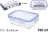 Set 3 Pz Contenitori Per Alimenti In Vetro Con Coperchio Plastica 590 Ml 105508 Casa, arredamento e bricolage > Cucina > Barattoli e Contenitori Trade Shop italia - Napoli, Commerciovirtuoso.it