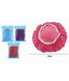 Set 3 Pz Cuffia Doccia Bagno Elastico Con Bordino A Pizzo Protegge Capelli 87180