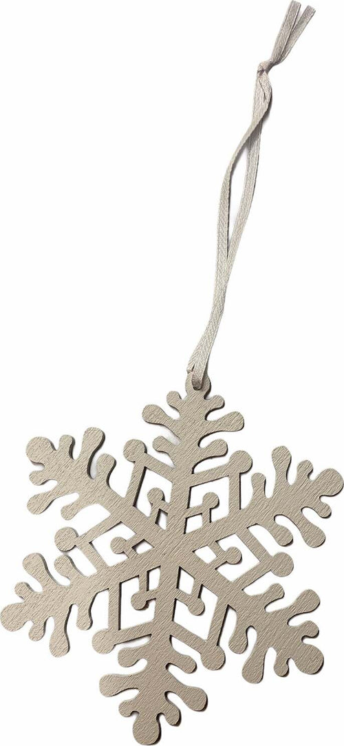 Set 3 pz fiocco di neve bianchi legno pendaglio per albero di Natale decorazione Casa e cucina/Decorazioni per interni/Addobbi e decorazioni per ricorrenze/Decorazioni natalizie/Addobbi e decorazioni/Palle e palline MagiediNatale.it - Altamura, Commerciovirtuoso.it