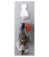 Set 3 Pz Ganci A Forma Di Gatto Bianchi Adesivi Per Cucina Bagno Da Parete 79346