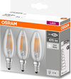 SET 3 PZ LAMPADINE LED A CANDELA BASSO CONSUMO 4W E14 4000K LUCE NATURALE OSRAM Illuminazione/Lampadine/Lampadine a LED Trade Shop italia - Napoli, Commerciovirtuoso.it
