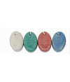 Set 3 Pz Pietra Pomice Colorata Ovale Naturale Cura Piedi Calli Chiropodia 79292