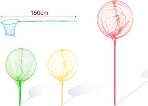 Set-3-Pz-Retino-Da-Pesca-Guadino-Bambini-Adulti-150-Cm-Colori-Assortiti-5200388