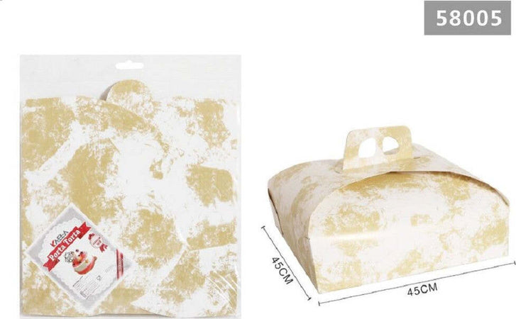Set 3 Pz Scatola Porta Torta 45x45cm Per Alimenti Dolci Paste Pasticceria 58005 Casa e cucina/Teglie da forno e accessori per pasticceria/Accessori e utensili per pasticceria/Scatole per torta Trade Shop italia - Napoli, Commerciovirtuoso.it