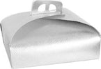 Set 3 Pz Scatola Porta Torta Argento 29x29cm Dolci Pasticceria Festa Party 58013 Casa e cucina/Teglie da forno e accessori per pasticceria/Accessori e utensili per pasticceria/Scatole per torta Trade Shop italia - Napoli, Commerciovirtuoso.it
