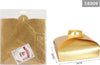 Set 3 Pz Scatola Porta Torta Oro 36x36cm Per Dolci Paste Pasticceria Festa 58009 Casa e cucina/Teglie da forno e accessori per pasticceria/Accessori e utensili per pasticceria/Scatole per torta Trade Shop italia - Napoli, Commerciovirtuoso.it