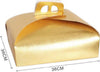 Set 3 Pz Scatola Porta Torta Oro 36x36cm Per Dolci Paste Pasticceria Festa 58009 Casa e cucina/Teglie da forno e accessori per pasticceria/Accessori e utensili per pasticceria/Scatole per torta Trade Shop italia - Napoli, Commerciovirtuoso.it