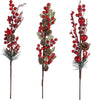Set 3 Rami con Bacche Rosse per decorazioni Interne ed Esterne h 55 cm Casa e cucina/Decorazioni per interni/Addobbi e decorazioni per ricorrenze/Decorazioni natalizie/Ghirlande e corone MagiediNatale.it - Altamura, Commerciovirtuoso.it