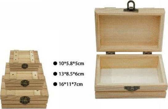 Set-3-Scatole-In-Legno-Decoupage-Tris-Matrioska-Scatola-Cofanetto-Ly-3058-53424a