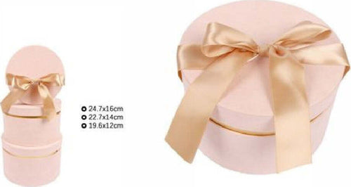 Set 3 Scatole Scatola Box Regali Varie Misure Matrioska Tonde Rosa Pallido 71944 Casa, arredamento e bricolage > Prodotti per Feste Trade Shop italia - Napoli, Commerciovirtuoso.it