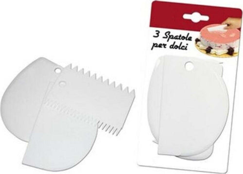 Set 3 Spatole Spatola Forme Impasto Plastica Dolci Cucina Glassa Torte Utensile Casa, arredamento e bricolage > Cucina > Utensili Cucina Trade Shop italia - Napoli, Commerciovirtuoso.it