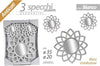 Set-3-Specchi-Parete-Decorativi-Anticati-Libera-Installazione-Gira-20-35cm-836909